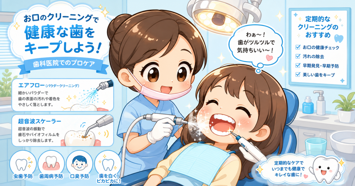 なぜ毎日の歯磨きだけでは不十分?セルフケアの限界と歯科クリーニング